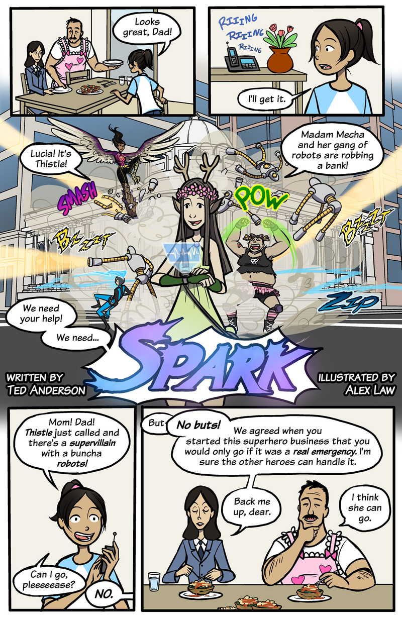 Illustration for article titled New Comic Pitch for a Kick Butt Girl Superhero